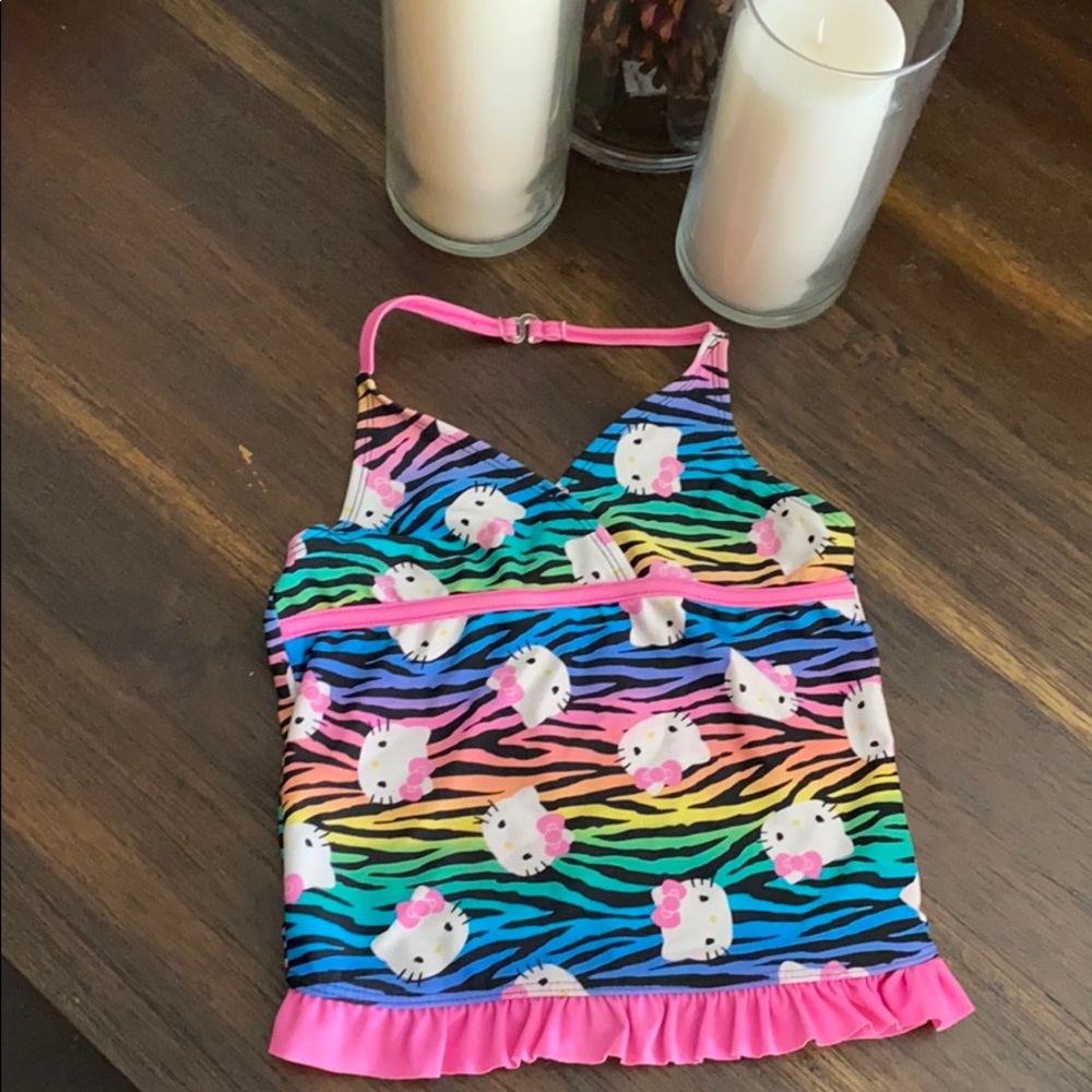 🌈Hello Kitty Sanrio Girls Swim Top